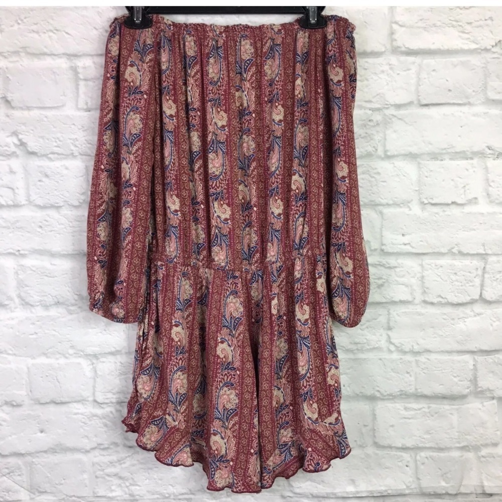 American Eagle Off The Shoulder Long Sleeve Romper SZ S - Picture 3 of 5